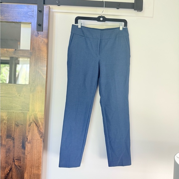 LOFT Outlet Women's Modern Skinny Ankle Pants Blue Stretch - Size 4 - Picture 3 of 6